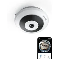 Reolink Überwachungskamera 6MP 360° Panorama WLAN Fisheye-Kamera (Innenbereich, Bewegungserkennung,Personenerkennung,2-Wege-Audio)