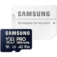 Samsung Pro Ultimate Speicherkarte (128 GB, Video Speed Class 30 (V30)/UHS Speed Class 3 (U3), 200 MB/s Lesegeschwindigkeit)