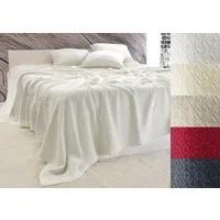 Wohnen und Accessoires GmbH & Co. KG Bettüberwurf Tagesdecke "Coimbra" - Kreuzstich Ornamente