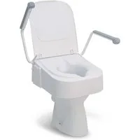 Drive Medical Toilettensitzerhöhung Drive Medical TSE 150 Toilettensitzerhöhung mit Armlehnen weiß