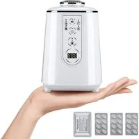 COOL-i ® Dermaroller DIY Gesichtsmasken-Maker, für natürliche Hautpflege zuhause, Mini-Maschine zur Herstellung frischer Gesichtsmasken mit Kollagen