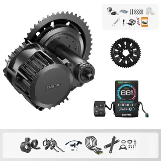 [EU DIRECT] BAFANG BBSHD 52V 1000W Mid-Motor Conversion Kit Electric Bike Kits with VD618 Display Screen 46T Chainwheel