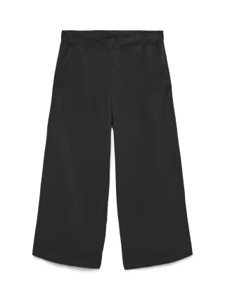 VERO MODA - VMBREE MR WIDE TENCEL CULOTTE GA NOOS Black Denim - Gr. - L