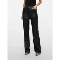 Vero Moda Lederimitathose VMTESSA HR WIDE PL PANTS NOOS