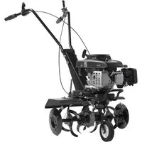 BRAST Benzinmotorhacke Ackerfräse 4,4kW (6PS) mit Selbstantrieb, 4-Takt OHV-Motor mit 176ccm, 60 cm Arbeitsbreite, TÜV geprüft, massiver Stahlrahmen, Gartenfräse Bodenfräse, AF5500N