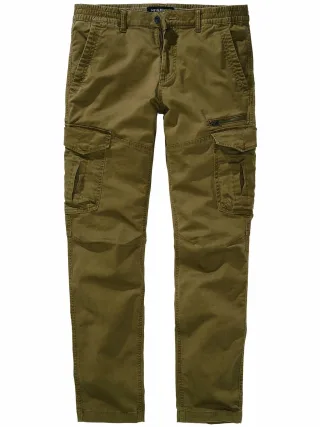 Mey & Edlich Herren Cool-Fade-Cargo Grün 97 % Baumwolle, 3 % Elasthan