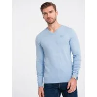OMBRE V-Ausschnitt-Pullover Eleganter Herrenpullover mit V-Ausschnitt