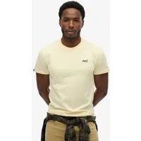 Superdry Rundhalsshirt ESSENTIAL LOGO EMB TEE aus Baumwolle und Single Jersey, Slim Fit, Kurzarm, hüftlang