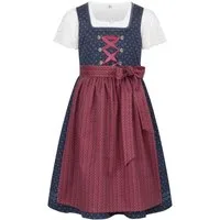 Nübler Dirndl Kinderdirndl Gesr in Dunkelblau von Nübler - Rocklänge knielang