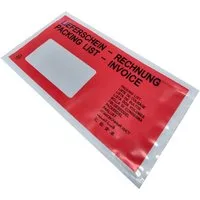 LMG Germany Versandtasche Lieferscheintaschen, 235 x 130 mm, Format DIN lang, PE-Lieferscheintaschen 235×130 mm, Aufdruck „LIEFERSCHEIN"