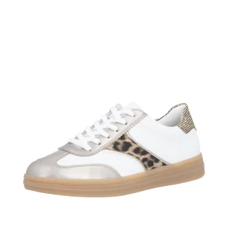 Remonte Sneaker Freizeitschuh, Halbschuh, Leo-Sneaker mit Wechselfußbett