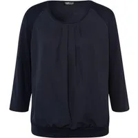 FRANK WALDER Blusenshirt im Materialmix