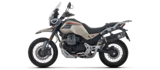Sport Auspuff Arrow Indy Race BLACK Moto Guzzi V85 TT /Strada Bj.2025-2026 eintragungsfrei EURO5+