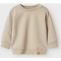 Name It Sweatshirt NBNTAKKI für Mädchen und Jungen mit Druckknopf und Stretch unifarben, casual, regular fit, Baumwollmix, Rundhals