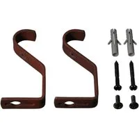 Liedeco Träger, Gardinenstangen, (Set, 2-St), für Gardinenstangen Ø 20 mm
