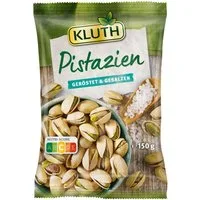 KLUTH Knabberei, Kluth Pistazien geröstet und leicht gesalzen Premium Qualität 150g