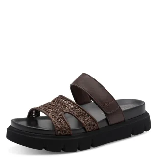 Tamaris - Da.-Pantolette mocca - Gr. - 37