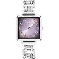 COEUR DE LION Quarzuhr 7630/74-1719, Armbanduhr, Damenuhr, Edelstahlarmband, analog, Swarovski®-Kristalle