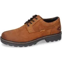 camel active LOW CUT Tumbled Nubuk COGNAC Schnürschuh