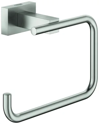 GROHE WC-Papierhalter Essentials Cube 40507_1 ohne Deckel supersteel, 40507DC1 40507DC1