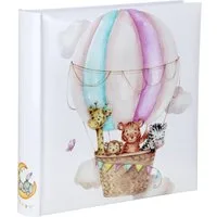 IDEAL TREND Fotoalbum Cat & Bears Fotoalbum 30x30 cm 100 weiße Seiten Baby Kinder Foto Album
