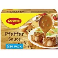 MAGGI Saucen, Maggi Pfeffer Sauce perfekt zu Schnitzel und Steak 2er für 2x 250ml