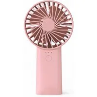 Zoelibat Mini USB-Ventilator Mini Handventilator 4000mAh Akku – Leise, Tragbar, USB-C & LED-Licht, Integriertes Licht