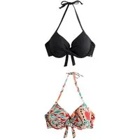 Next Bügel-Bikini-Top Wattierte Bügel-Bikinioberteile, 2er-Pack (2-St)