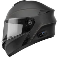 Sena Motorradhelm Sena OutRush R Klapphelm matt-schwarz (ECE 22.06) M (1er Set), klapphelm motorrad