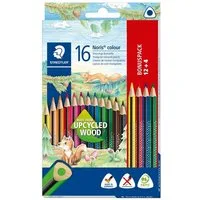 STAEDTLER Buntstift Buntstifte Set 16er Pack mit bruchsicherer Dreikantform, Ergonomisch, rutschfeste Soft-Oberfläche, brillante Farben