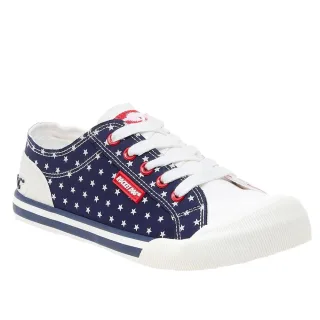 Rocket Dog - Damen Sneaker "Jazzin Spangle" (Rot/Weiß/Marineblau)