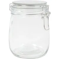 BURI Einmachglas Drahtbügelglas 750ml Bügelverschluss Vorratsglas Einmachgläser Einweck, Glas