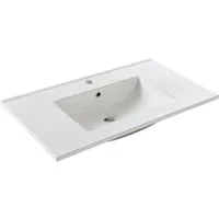 welltime Einbauwaschbecken Trento, Mit Nano Glasur in 61,81,101cm erhältlich.