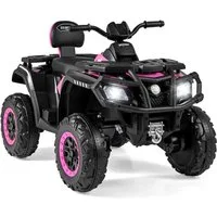 COSTWAY Elektro-Kinderquad, Belastbarkeit 59 kg, (1-tlg), 24V Elektro Kinderauto, 2-Sitzer Elektroquad, mit Hupe