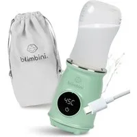blimbini® Babyflaschenwärmer Pro, Baby Flaschenwärmer für unterwegs mit Akku - ideal zum Reisen