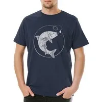 Urban Backwoods Print-Shirt Fishing II Herren T-Shirt Fischen Fischer Fish Angelrute Angler Angeln (1-tlg) Sport Verein Rod And