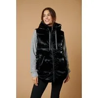 ZABAIONE Steppweste Vest Gl44ossy mit Glanz-Effekt