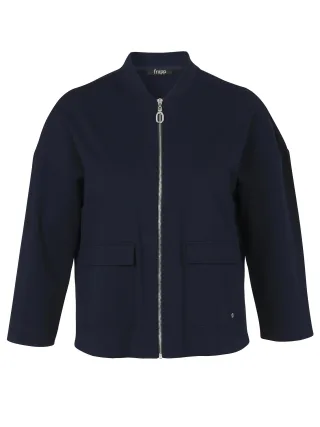 Frapp - Jacke Stehkragen 1/1 Arm Zipper navy - Gr. - 52
