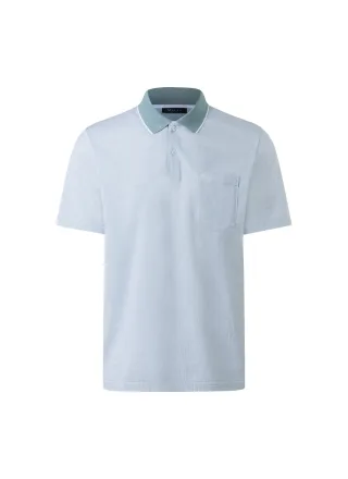 MAERZ Muenchen - Poloshirt, Knopf 1/2 Arm pastel turquoise