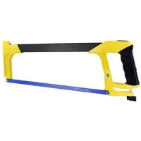 Benson Tools Handsäge verstellbare Profi Metallsäge in Gelb / Schwarz mit 300 mm Blatt (1-St), gummierter Griff