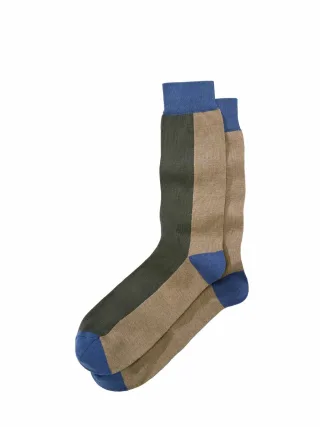 Mey & Edlich Herren Nil-Socke Grün 80 % Baumwolle, 20 % Polyamid