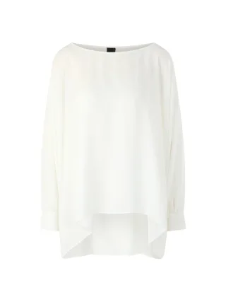 Marc Cain Glam - Zarte Tunika Rethink Together off-white - Gr. - 36