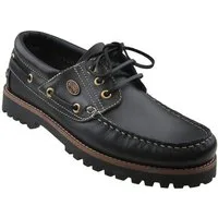 Dockers by Gerli 24DC001-180100 Schnürschuh Leder-Mokkassin, Bootsschuh mit Leder-Schnürung
