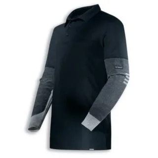 uvex cut quadroflex FR Poloshirt - Langarm - Longsleeve schwarz 4XL - 1726615