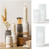 FOUORTUNATE-BEE Silikonform 3-teiliges Herz-Blumenvase Silikonform Set für DIY, (3-tlg)