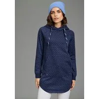 KangaROOS Longsweatshirt mit Kapuze und Kordelzügen, figurumspielende Passform