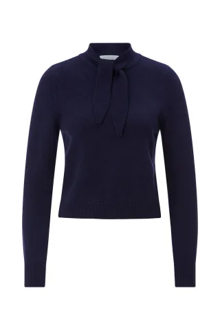 Rich & Royal - Tie detail Basic SW midnight blue - Gr. - L