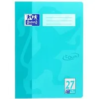 OXFORD Schulheft Oxford Touch Schulheft A4 L27 liniert – 16 Blatt, aqua