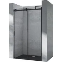 Mai & Mai Dusch-Schiebetür Duschtür Nischentür dusche Duschabtrennung Duschkabine Teramo19K, 100x195 cm, Einscheibensicherheitsglas