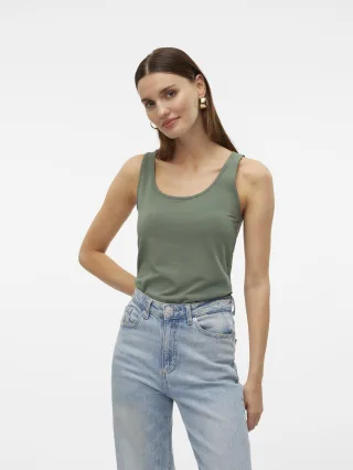 VERO MODA - VMLULU LONG TANK TOP JRS NOOS - Gr. - M